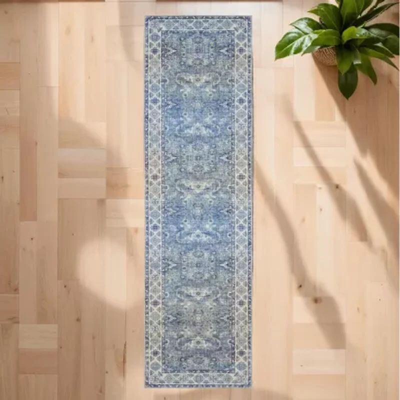 Covington Home Marcel Faded Border 24"X96" Indoor Rectangular Runner