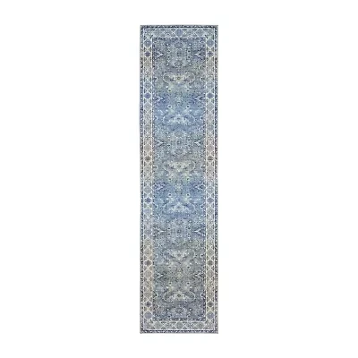 Covington Home Marcel Faded Border 24"X96" Indoor Rectangular Runner