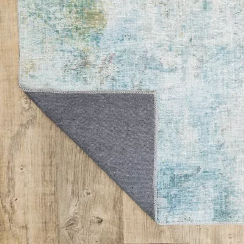 Covington Home Marcel Distressed Abstract 24"X96" Indoor Rectangular Runner