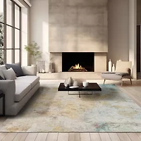 Covington Home Marcel Distressed Abstract Indoor Rectangular Area Rug