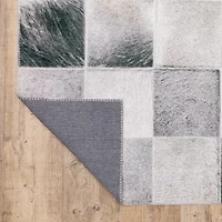 Covington Home Marcel Faux Hide Blocks Indoor Rectangular Area Rug
