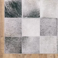 Covington Home Marcel Faux Hide Blocks Indoor Rectangular Area Rug