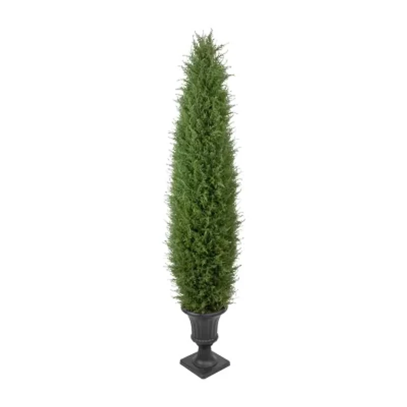 Northlight 5ft Real Touch™ Cedar Pine Arborvitae In Urn Style Pot Artificial Tree