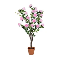Northlight 44in Pink Potted Artificial Plant