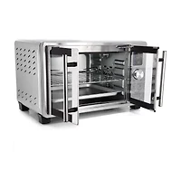 MegaChef 25 Quart French Door Digital Multi-Function Oven with Rotisserie