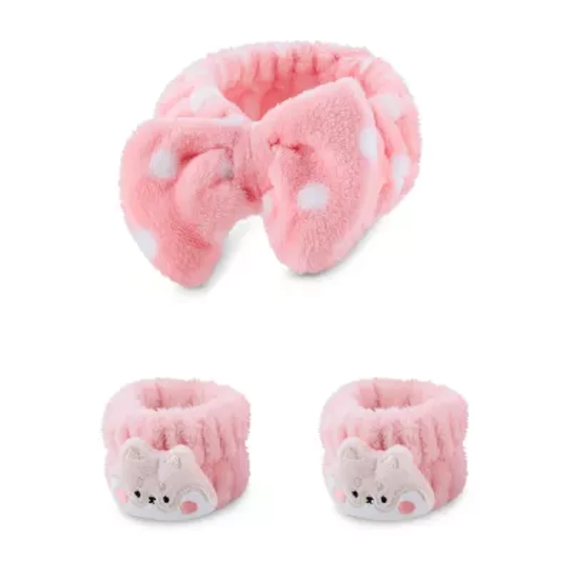 Mimicoco Shiba 3pc. Spa Head & Wristband Set