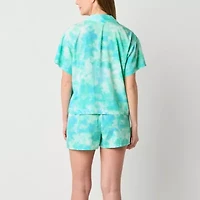 Sleep Chic Womens Short Sleeve 2-pc. Pajama Sets