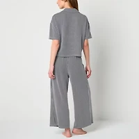 Liz Claiborne Womens Short Sleeve 2-pc. Pajama Sets
