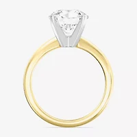 3 CT. Round Lab-Grown (G / VS2) Diamond Solitaire Engagement Ring 14K Gold