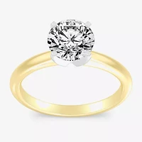 2 CT. Round Lab-Grown (G / SI2) Diamond  Solitaire Engagement Ring 14K Gold