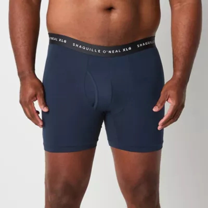 Shaquille O'Neal XLG Mens Big and Tall 3 Pack Boxer Briefs 346161