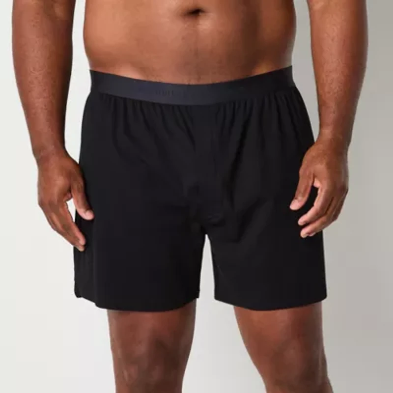 Shaquille O'Neal XLG Drop Needle Mens Big and Tall Boxers 370033
