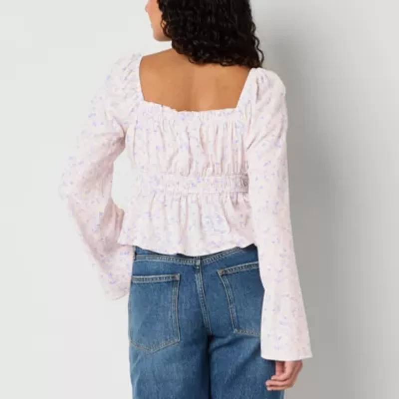 Arizona Juniors Long Sleeve Blouse