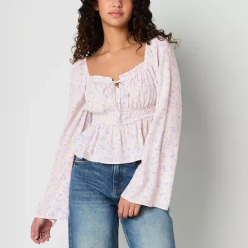 Arizona Juniors Long Sleeve Blouse