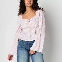 Arizona Juniors Long Sleeve Blouse