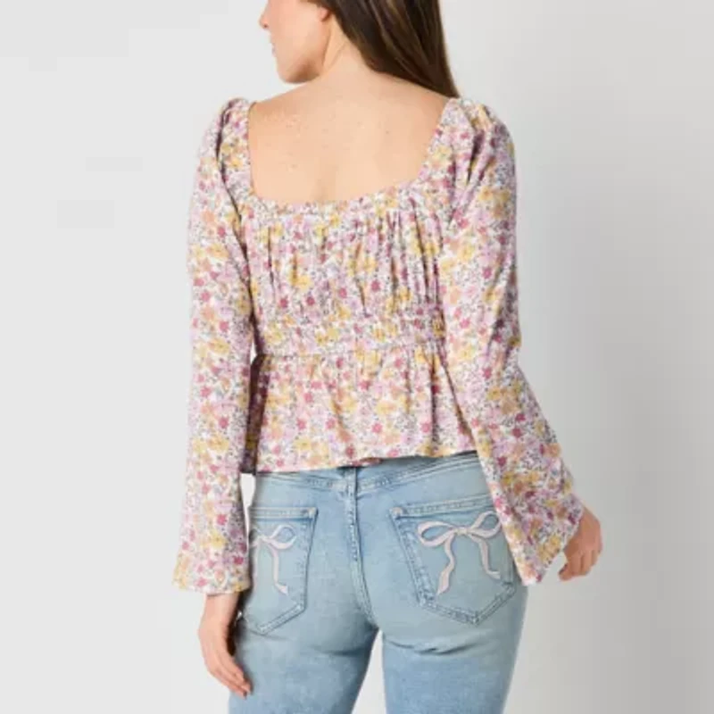 Arizona Juniors Long Sleeve Blouse