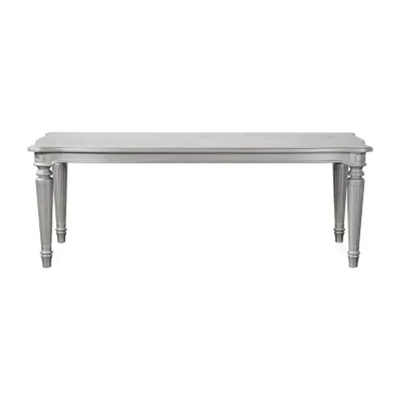 Melodi Parc Rectangular Wood-Top Dining Table