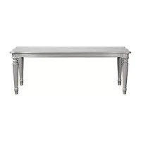 Melodi Parc Rectangular Wood-Top Dining Table