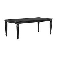 Melodi Parc Rectangular Wood-Top Dining Table