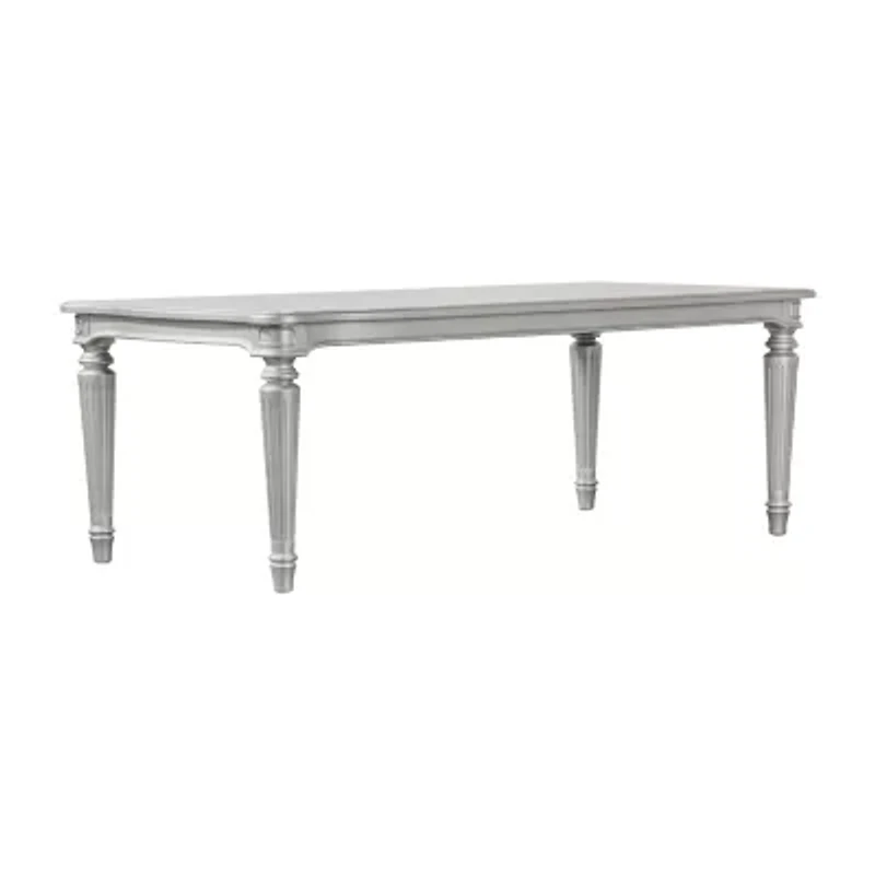 Melodi Parc Rectangular Wood-Top Dining Table