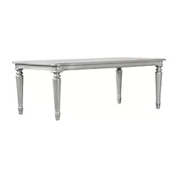 Melodi Parc Rectangular Wood-Top Dining Table