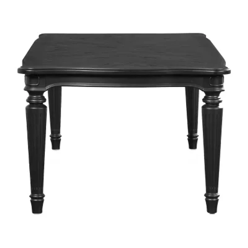 Melodi Parc Rectangular Wood-Top Dining Table