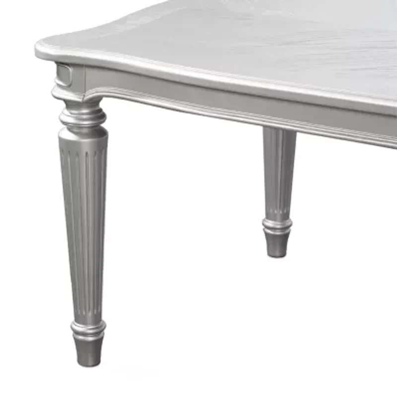 Melodi Parc Rectangular Wood-Top Dining Table