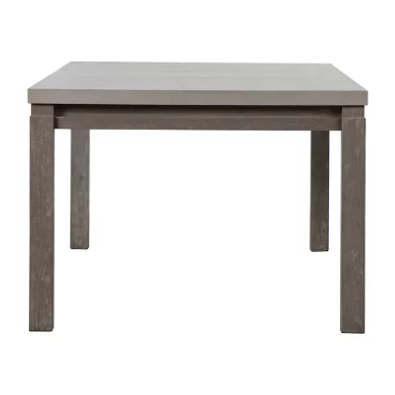 Gristalt Rectangular Wood-Top Dining Table