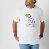 St. John's Bay Mens Crew Neck Short Sleeve Classic Fit Graphic T-Shirt