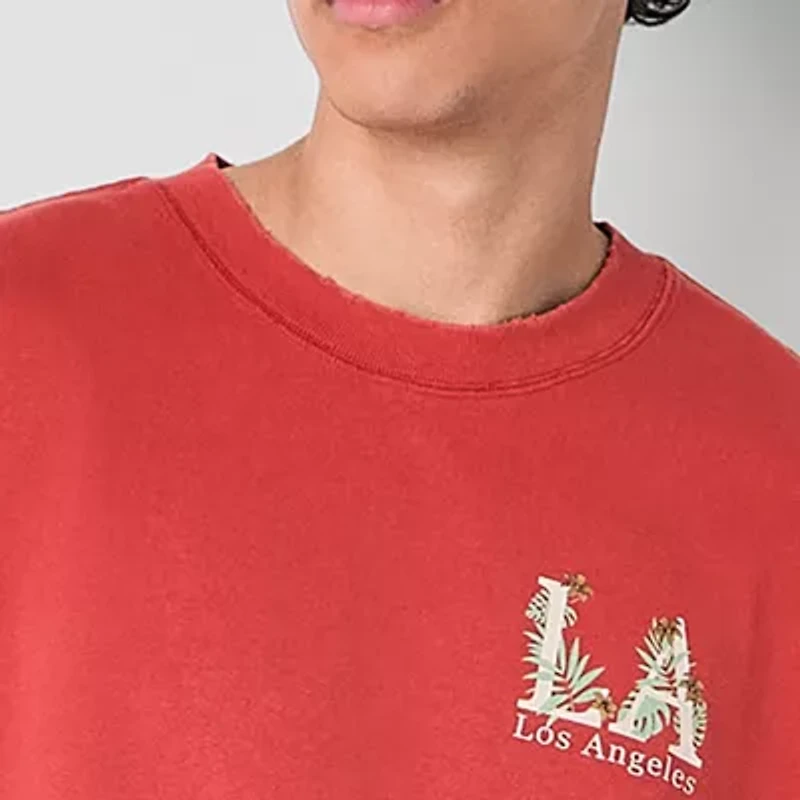 Arizona Mens Short Sleeve Boxy Fit Graphic T-Shirt