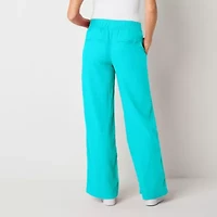 St. John's Bay Womens Wide Leg High Rise Trouser