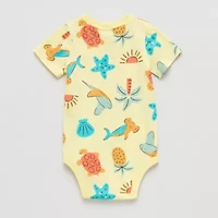 Okie Dokie Baby Boys Crew Neck Short Sleeve Bodysuit