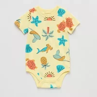 Okie Dokie Baby Boys Crew Neck Short Sleeve Bodysuit