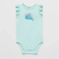 Okie Dokie Baby Girls Round Neck Bodysuit