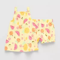 Okie Dokie Baby Girls 2-pc. Dress Set