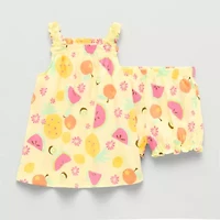 Okie Dokie Baby Girls 2-pc. Dress Set