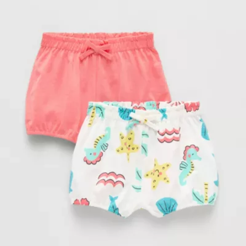 Okie Dokie Baby Girls 2-pc. Pull-On Short