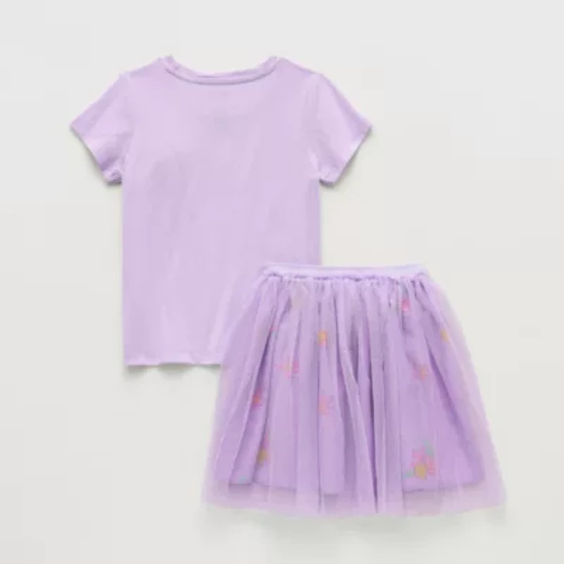 Disney Collection Little & Big Kid Girls 2-pc. Ariel Princess Skirt Set