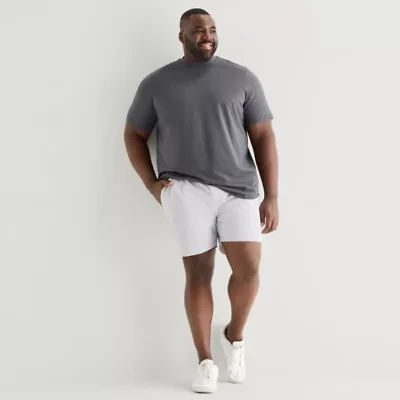 Stylus Mens Mid Rise Big and Tall Drawstring Waist Pull-On Short