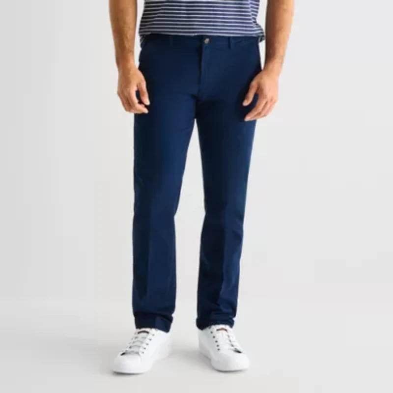 St. John's Bay Stretch Chino Mens Slim Fit Flat Front Pant