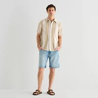 mutual weave Mens 11" 1 Pair Denim Short