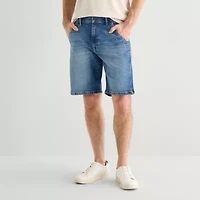 mutual weave Mens 11" 1 Pair Denim Short