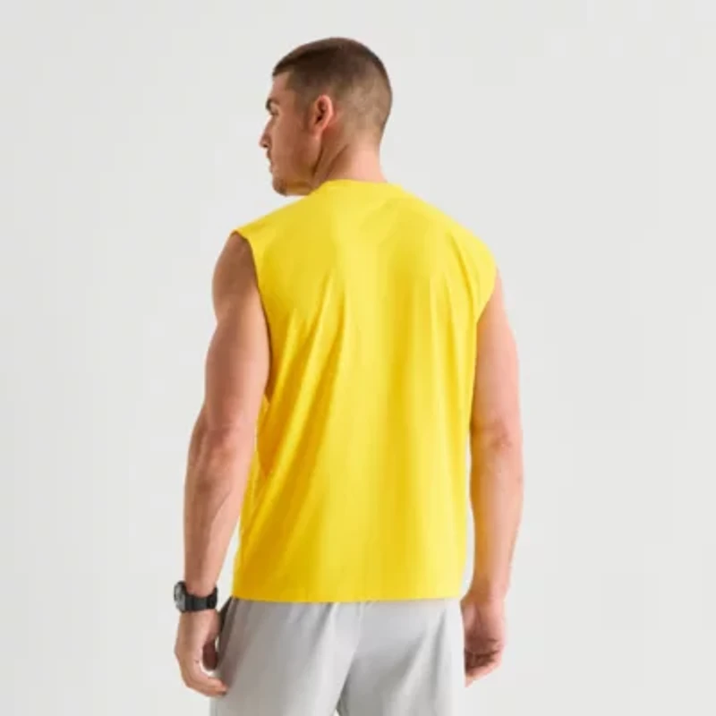 Xersion Mens Crew Neck Sleeveless Muscle T-Shirt