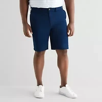 St. John's Bay Comfort Waist 10" & 11" Mens Big and Tall Stretch Fabric Chino Short