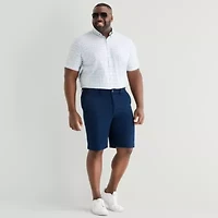 St. John's Bay Comfort Waist 10" & 11" Mens Big and Tall Stretch Fabric Chino Short