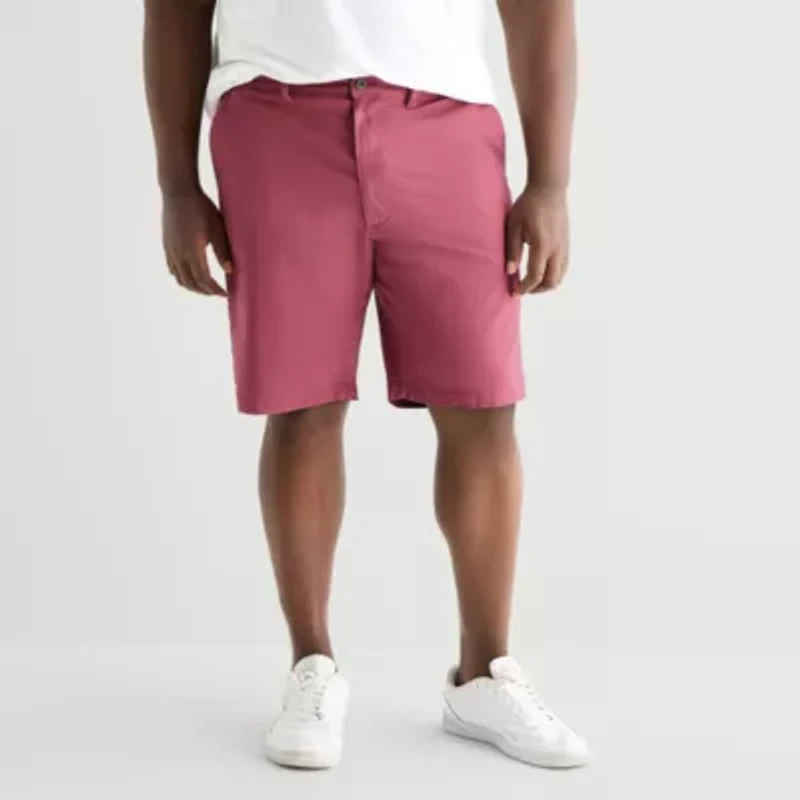 St. John's Bay Mens 10" Big and Tall Stretch Fabric Chino Short