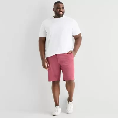 St. John's Bay Mens 10" Big and Tall Stretch Fabric Chino Short