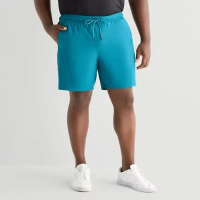 Shaquille O'Neal XLG™ Active Mens 8" Big and Tall Moisture Wicking Wicked Workout Shorts