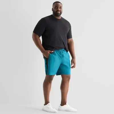 Shaquille O'Neal XLG™ Active Mens 8" Big and Tall Moisture Wicking Wicked Workout Shorts