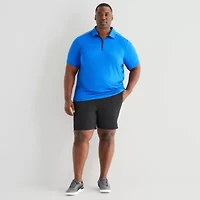Shaquille O'Neal XLG™ Active Piped Big and Tall Mens Short Sleeve Polo Shirt